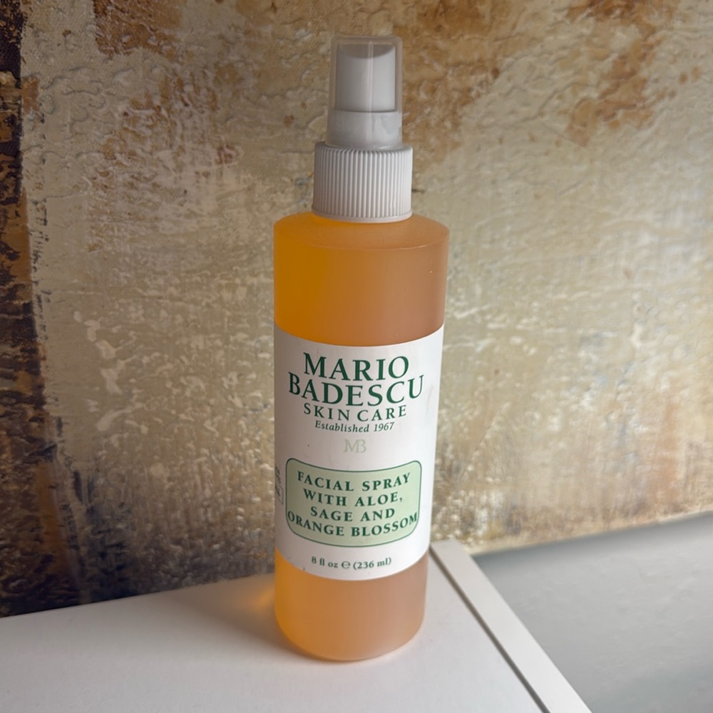FACIAL SPRAY WITH ALOE, SAGE AND ORANGE BLOSSOM